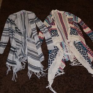 2 No Boundaries Longline Cardigans